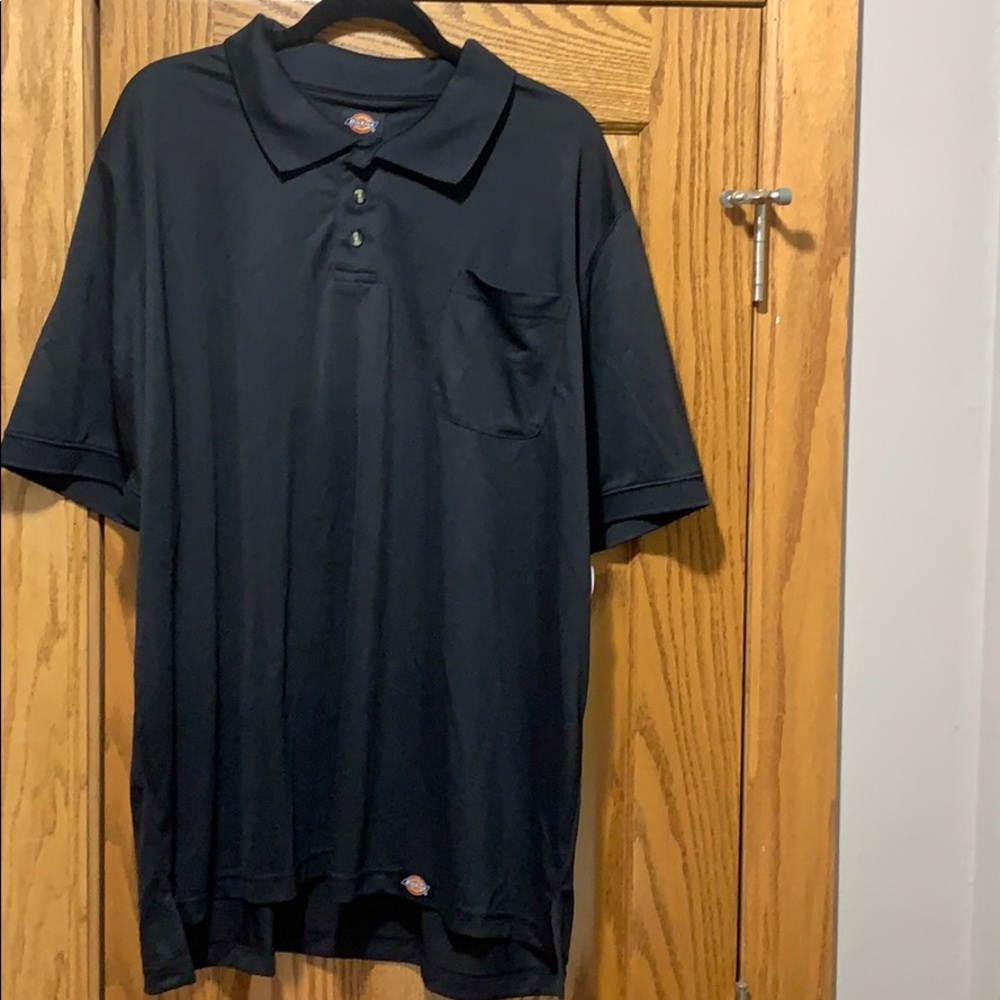 Dickies Mens Performance Polo-Black